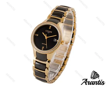 ساعت مچی سیتیزن VIP زنانه بند سرامیکی w-9004