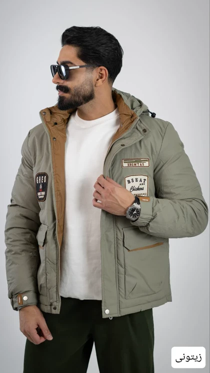 کاپشن مردانه فردوس_کد4670