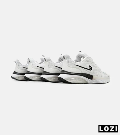 کفش کتانی مردانه سفید مشکی Nike air max pluse