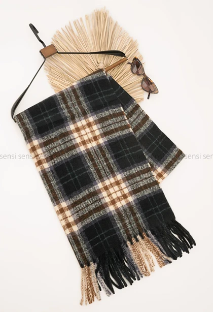 شال بافت 4خونه موهر کد1004700