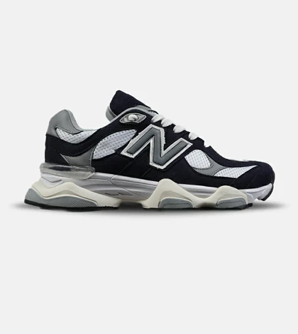 کفش کتانی مردانه و زنانه سفید طوسی سرمه ای NEW BALANCE 9060 مدل 8582