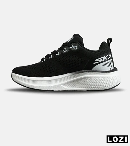 کفش کتانی طبی ورزشی مشکی سفید SKECHERS Propulsion مدل 7859