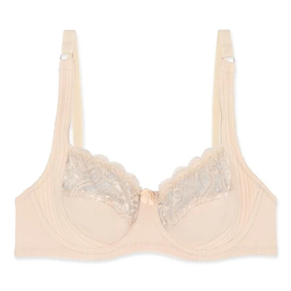 سوتین مینی مایزر دانتل فنردار کرم Ema اما کد 3100