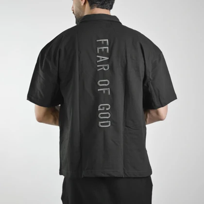 تیشرت یقه دار اسپرت مدل SPL-4A008 مشکی