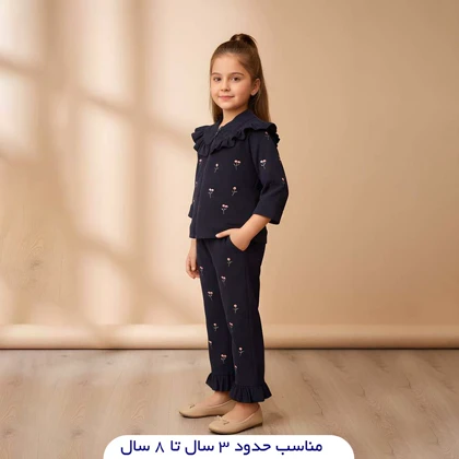 سویشرت شلوار دخترانه طرح گندم