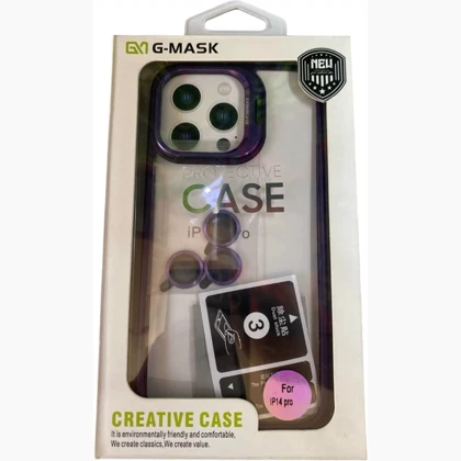 قاب آیفون 14 پرو جی مکس (G-MASK) مدل Protective با محافظ لنز دوربین