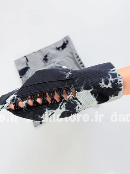 شورتک ورزشی سیملس پشت چروک ابروبادی زاپ‌دار