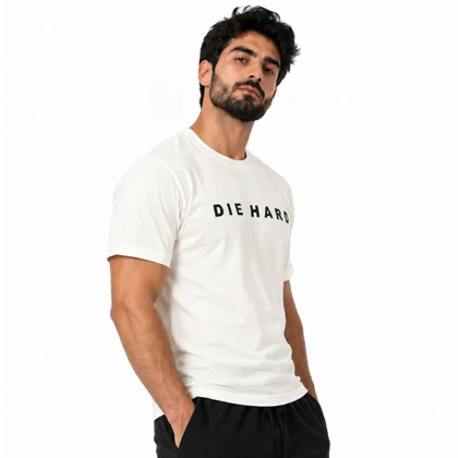 تیشرت اسپرت جان سخت مدل CN-Diee-26078 سفید