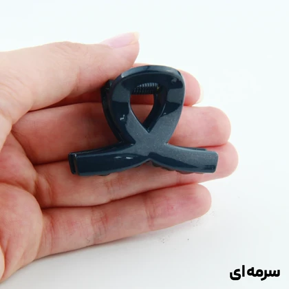 کلیپس دخترانه مدل پیچی کوچک دو رنگ