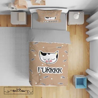 روتختی کودک طرح cartoon cat کد 280000