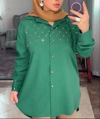 شومیز نگین‌دار کد 86561