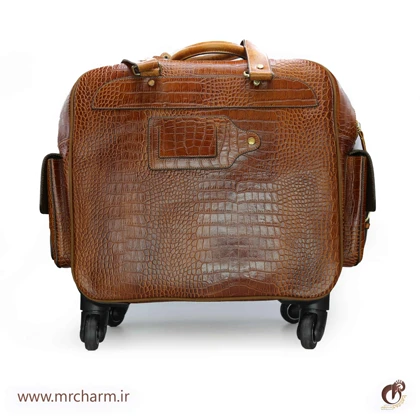 چمدان چرخدار تمام چرم mrch30061