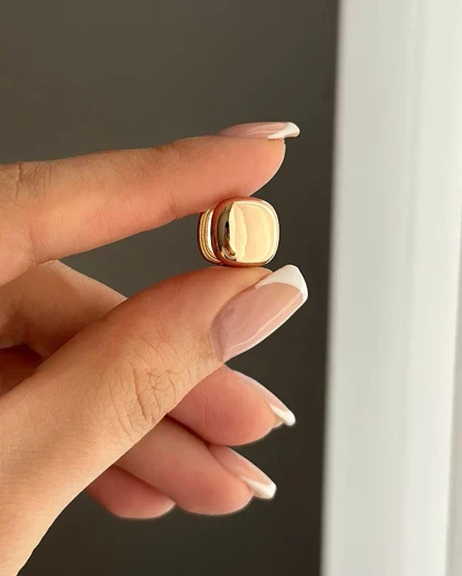 گوشواره مربع توپر ژوپینگ