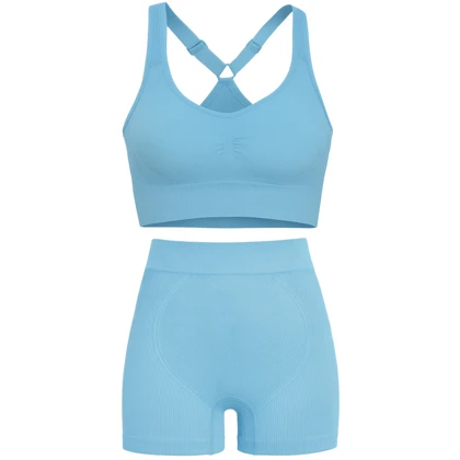 ست نیم‌تنه و شلوارک ورزشی زنانه ماییلدا مدل 5472-10411