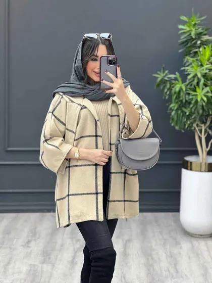 پالتو خفاشی بغل دکمه