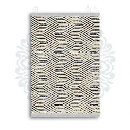 *جدید* فرشینه از جنس پارچه شانل مخمل ترک طرح فانتزی برند دفه کد 280