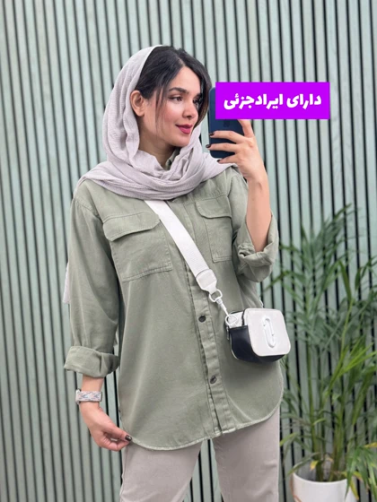 مانتو کتان ترانه (دارای ایرادجزئی)