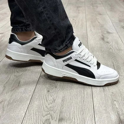 کفش و کتانی مردانه مدل پوما PUMA رنگ سفید مشکی