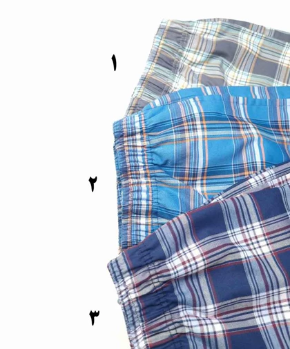 شلوارک چهارخانه جیب‌دار مردانه تارپنبه اوت لت