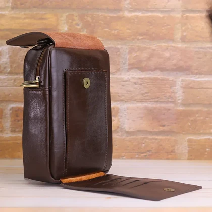 کیف رودوشی چرمسال مدل LBR042-M سایز متوسط