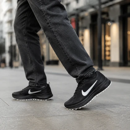 کفش ورزشی مردانه Nike مدل Tigo زیره سفید-مشکی