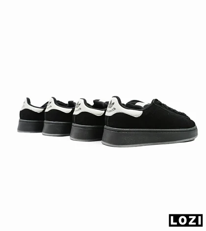 کفش کتانی مردانه مشکی طوسی ADIDAS stan smith