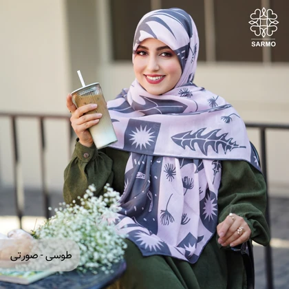 روسری نخ پنبه قاصدک