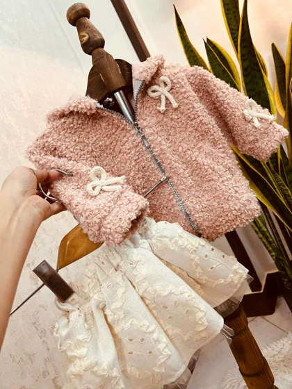 سویشرت و دامن وارداتی دخترانه رزا
