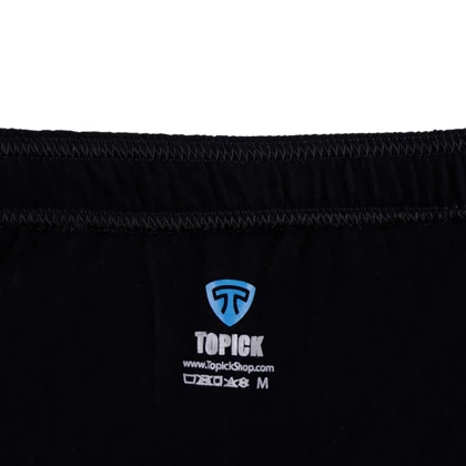 شورت پادار پنبه کش لیفه ای (تک عددی) مشکی