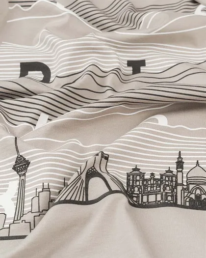 تیشرت مردانه طرح تهران vk031469