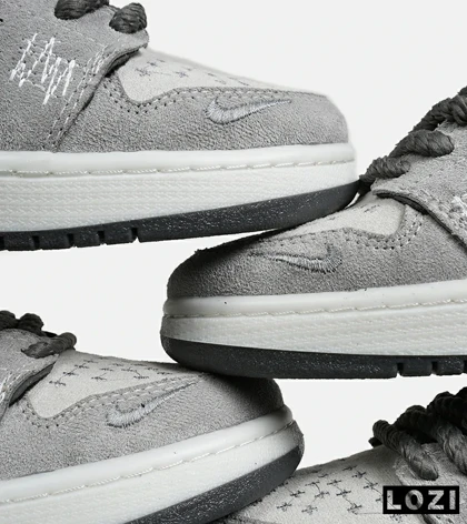 کفش کتانی مردانه و زنانه طوسی NIKE jordan Vodoo