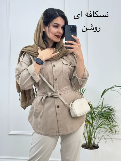 مانتو کتان جلوه