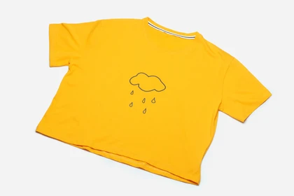 تیشرت کراپ نخ پنبه