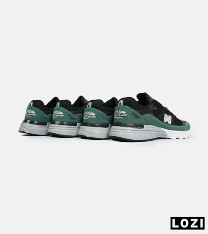 کفش کتانی بزرگ پا مشکی سبز NEW BALANCE 993