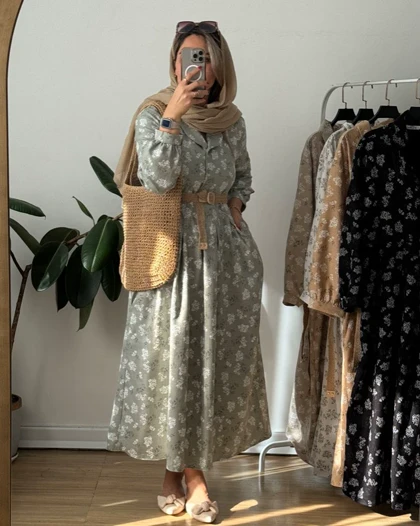 پیراهن مانتویی بابونه 2