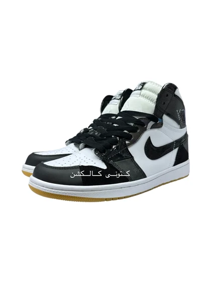 کتانی ویتنامی نایک ایر جردن وان اسپایدر من Nike Air Jordan 1 Retro High spider man black