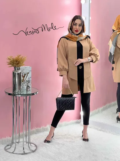 مانتو مازراتی یقه دوبل