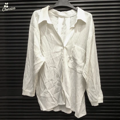 شومیز پفکی آستین بلند زنانه و دخترانه کد 31