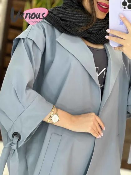 مانتو پانچ آستین حلقه