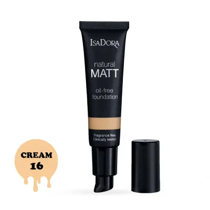 کرم پودر Natural Matt ایزادورا حجم 35 میلی‌لیتر