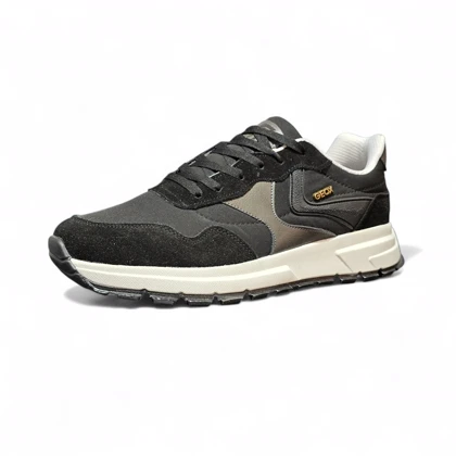 کفش مردانه مدل جئوکس مشکی سفید