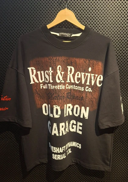 تیشرت مردانه چاپدار OLD IRON