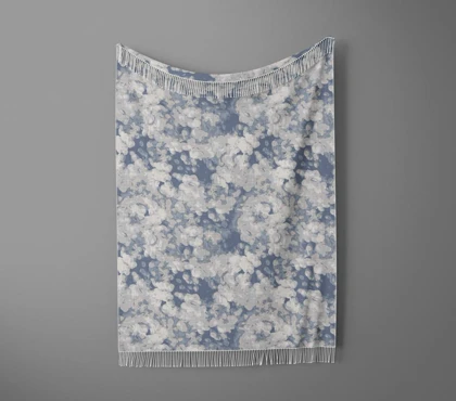 شال مبل ریش دار sofa shawl 115