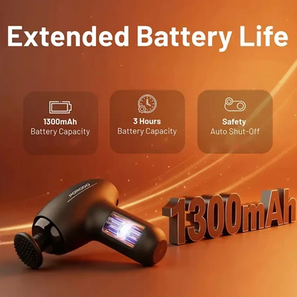 ماساژور تفنگی شارژی پورودو Porodo مدل PDLFSTMG01BK