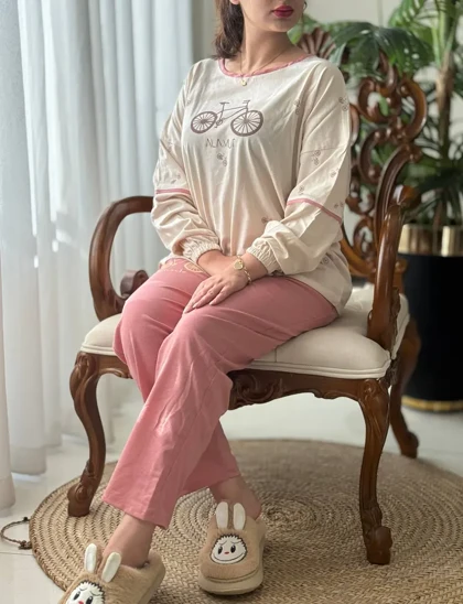 ست بلوز شلوار دوچرخه کد2251