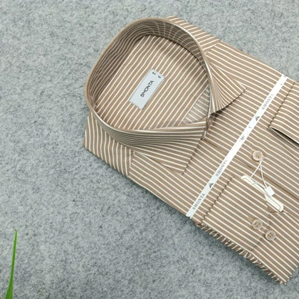 پیراهن طرحدار مردانه قواره ازاد ( قواره کلاسیک ) _ استین بلند