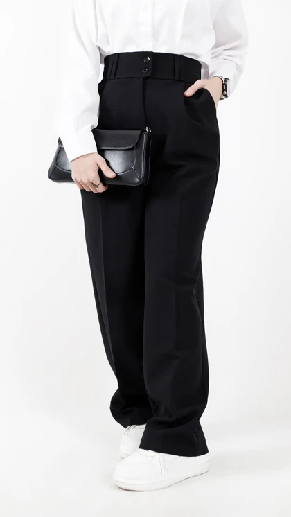 شلوار نیم بگ لوپ