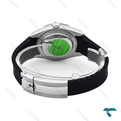 ساعت مردانه رولکس اویستر پرپچوال تیفانی بند رابر مشکی Rolex-6610-G