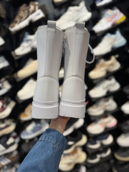 بوت مردانه سفید برشکا