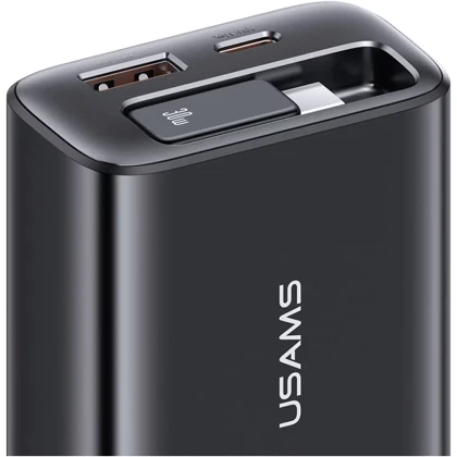 شارژر دیواری 30 وات Type-C و USB یوسامز با کابل تایپ سی CC296
